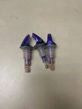 (1x)  1-1/2 oz. LIQUOR BOTTLE POUR SPOUT 3-Ball MEASURED Precision Posi Pourer 3