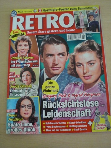 Retro Ingrid Bergman Gregory Peck Franz Beckenbauer Marilyn Monroe Uschi Glas