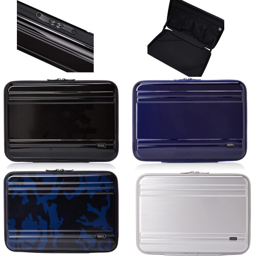 ZERO HALLIBURTON Laptop PC Tablet Bag Black Blue Blue