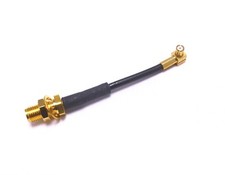 Right Angle SMA Female to MCX Female Gold Plated RF Connector Adapter
