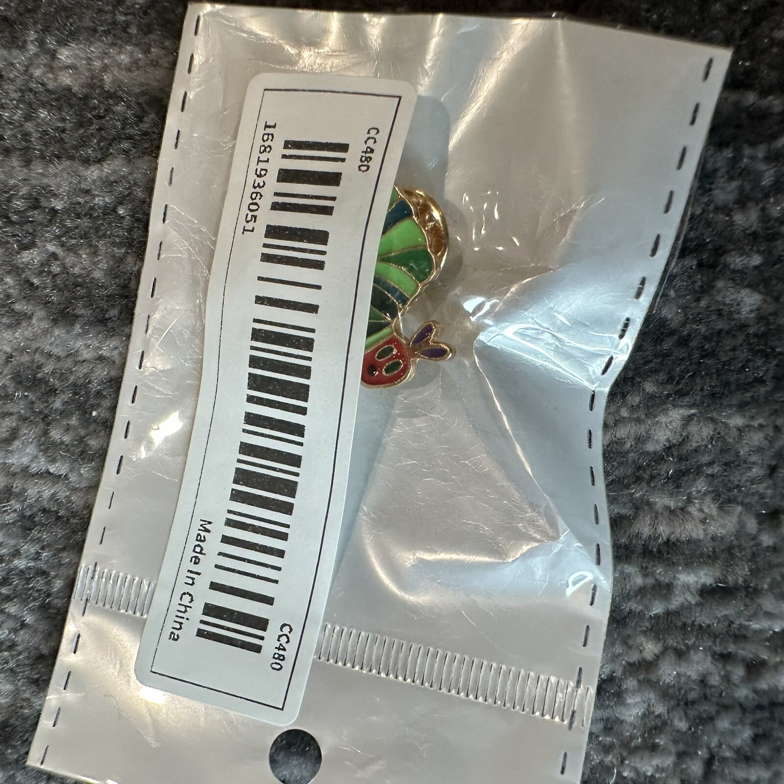 Caterpillar Pin The Very Hungry Caterpillar Lapel Hat Jacket Backpack Enamel New