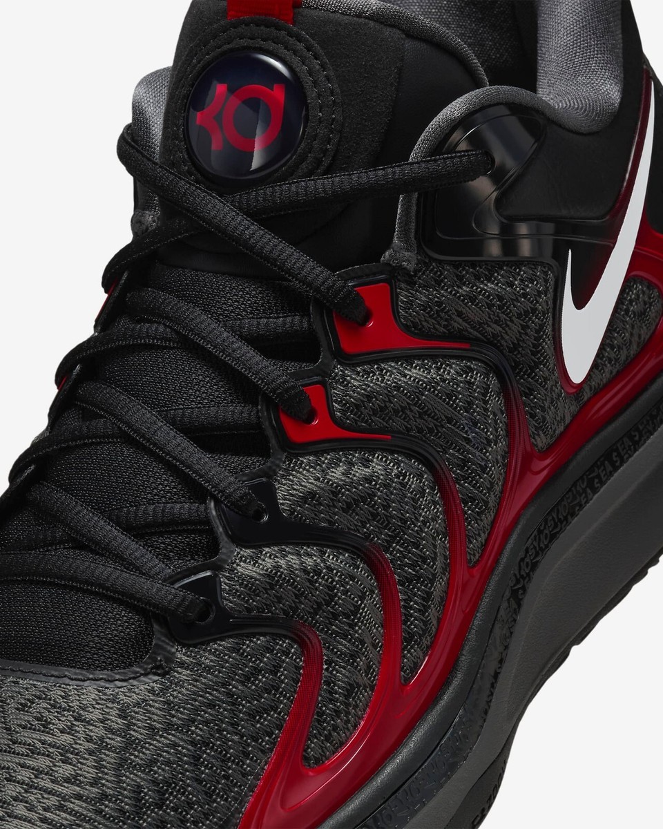 Nike KD 17 Black Grey University Red FJ9487-001/FJ9488-001
