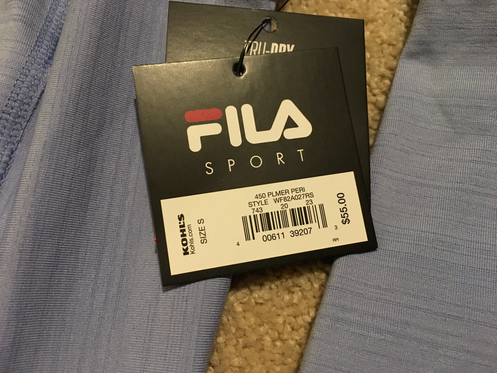 Felpa donna pullover Fila Sport con cappuccio piccola S lilla