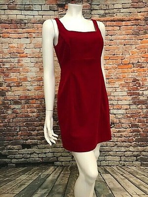country road red dress