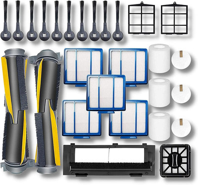 24Pcs Big-Kit Replacement Part Accessories Compatible for Shark IQ R101AE RV1001