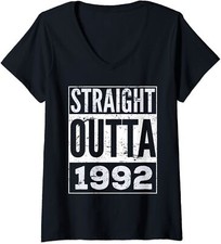 Straight Outta 1992 Funny Birthday Gift Ladies' O-Neck Tshirt