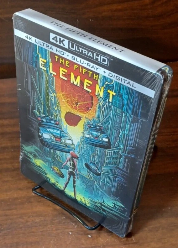 Fifth Element Steelbook (4K+Blu-ray) NEW (Sealed)-Free Box Shipping w/Tracking Foto 2 de 4