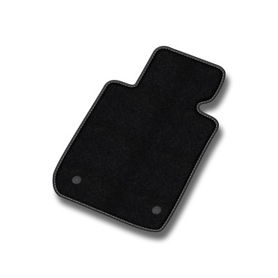 RE09-1 1stk Autoteppich Velour Premium Matt Weiß für Renault Espace V 2014-2023