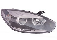 VAN Wezel Scheinwerfer Chrom Rechts FüR Renault Megane III Cc