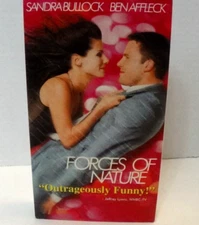 Forces of Nature (1999, Sandra Bullock, Ben Affleck) VHS Tape Movie - tested