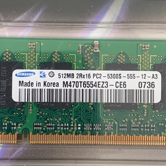 New G.Skill So-Dimm 2 512MB Memory Modules F2-5300CL4D-2GBSA PC2-5300S-555-12-A3 - Image 2 of 4