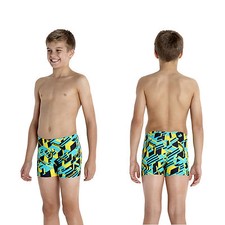 Speedo kąpielówki z nasadką na nogawki aquashort spodnie pływackie chłopięce