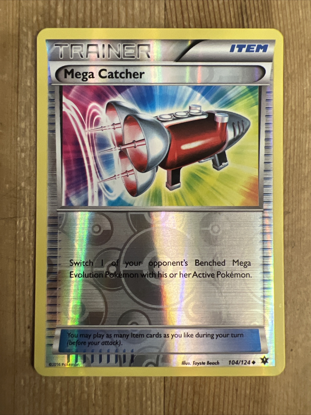 Pokémon TCG Mega Catcher Fates Collide 104/124 Reverse Holo Uncommon VLP