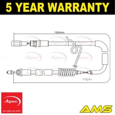 Fits Ford Transit 2006-2014 Hand Brake Cable Rear Right Apec 6C112A635AC