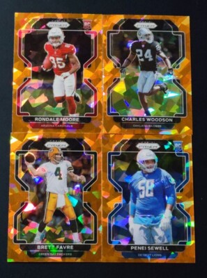 2021 Prizm Football ORANGE ICE PRIZMS with Rookies You Pick the Card