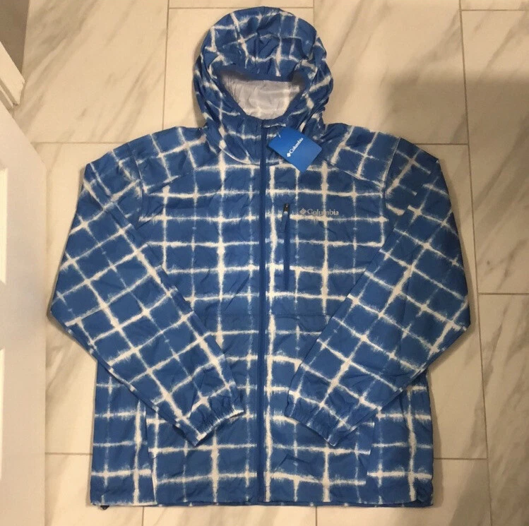 Columbia Men's Windbreaker Jacket Blue White $75 New
Opens in a new window or tab