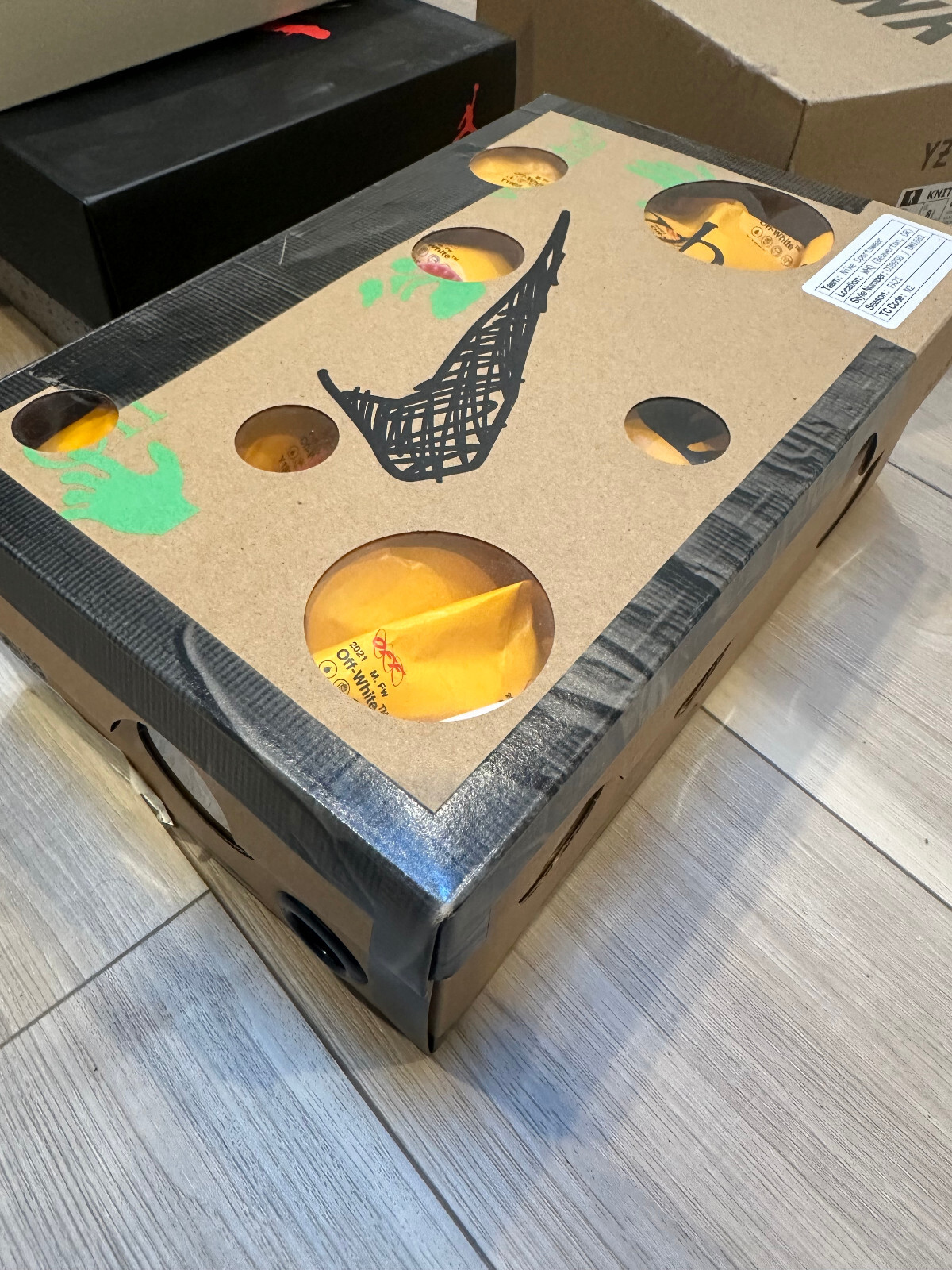 OFF WHITE X NIKE Taglia 8 5 Nike Off White x Dunk Low Lotto 15