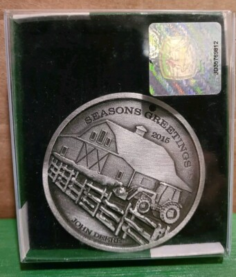 John Deere 2015 Spec Cast Limited Edition Pewter Christmas Ornament NIB