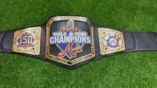 Atlanta Braves MLB World Series Championship Belt Adult Size 4mm zinc