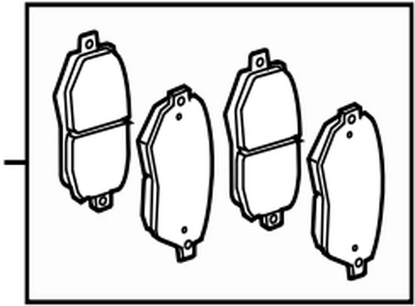 04465-53040 Toyota Pad kit, disc brake, front 0446553040, New 