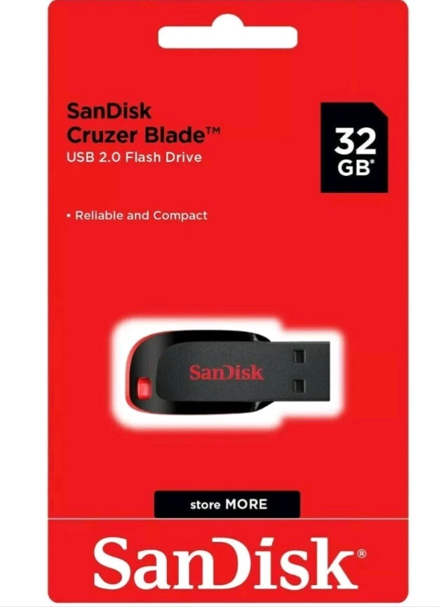 USB Flash Drive SanDisk 32GB 64GB 128GB 16GB Memory Stick Pen USB  Cruzer CZ50