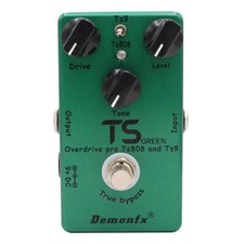Upgraded Tube Screamer Overdrive Distortion TS9 TS808 in 1 Guitar Effects Pedal