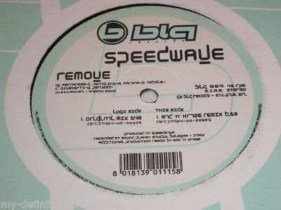 Speedwave - Remove 12'' Vinyl Schallplatte 