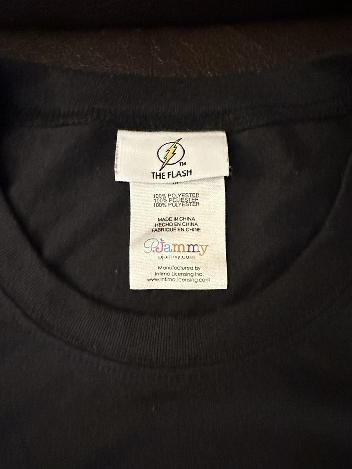 Unisex Talla M ~ The Flash * Crimson Comet * Camiseta Negra ~ por PJammy * Usada en Excelente Condición Foto 3 de 4