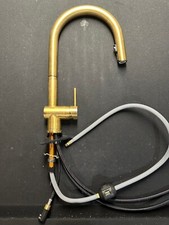 Riobel Azure 1.5 GPM Brushed Gold Single Hole Pull Down Kitchen Faucet - AZ201BG