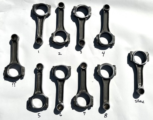 SBC Connecting Rods Lunati I Beam Con Rod Set Small Block Chevy 6.000 S.B.C.