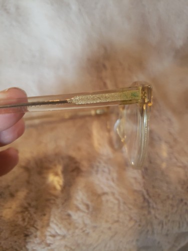 Warby Parker Eyeglass Frames Glasses JANE Crystal Clear 664 49-18-145 With Case - Picture 5 of 7