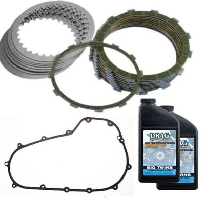 Barnett Extra Clutch Friction Plates Kit w/ Gasket & Oil Harley Touring 07-16
