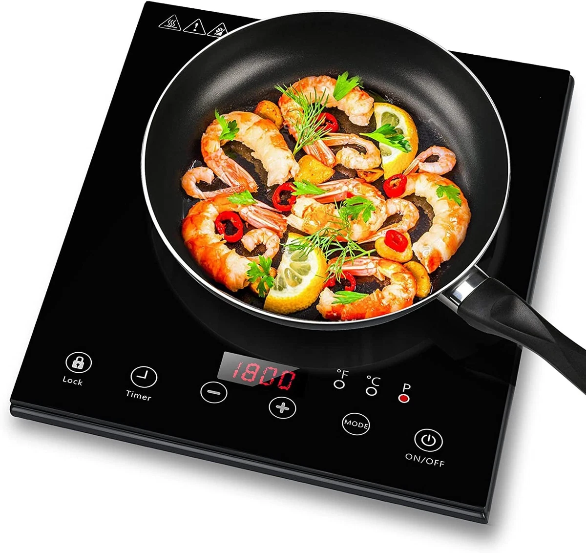 Rosewill Portable Induction Cooktop Burner, 1800W, Cooking, 41 OFF
