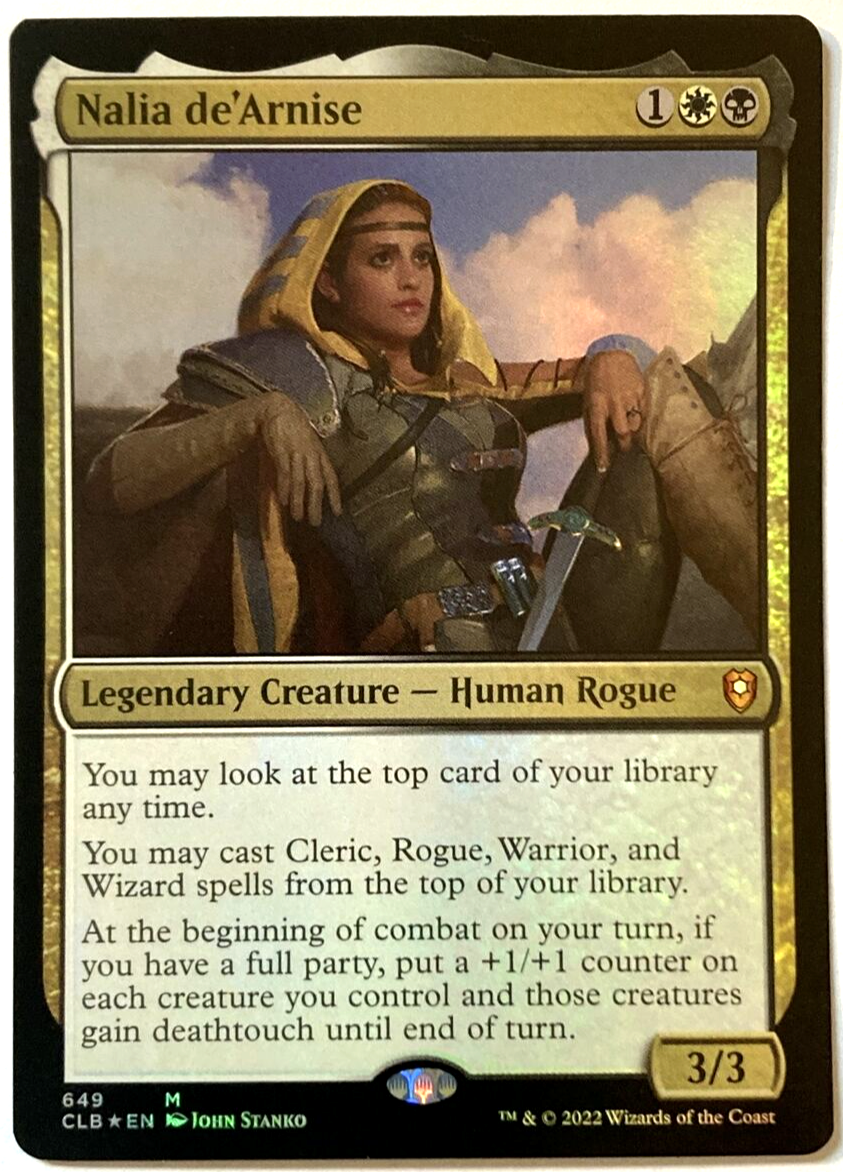 MTG Nalia de'Arnise *FOIL* Commander Legends Baldur's Gate