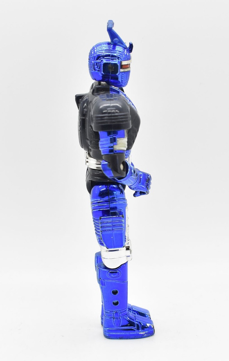 Vintage Bandai Big Bad Beetleborgs Blue Stinger figurine articulée 6 jouet 1996 - France