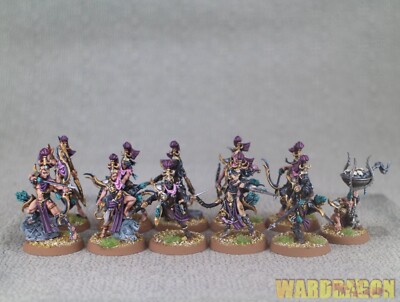 Warhammer AOS WDS panted Hedonites Of Slaanesh Blissbarb Archers b39