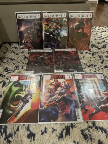 Blood Hunt #1-5 Complete Set + Dracula #1-3 Tie-in🔥 Marvel 2024 VF/NM