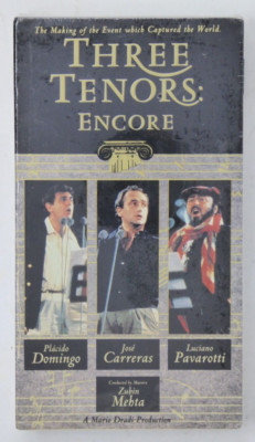 Three Tenors encore (VHS 1992) *NEW SEALED WATERMARKED*