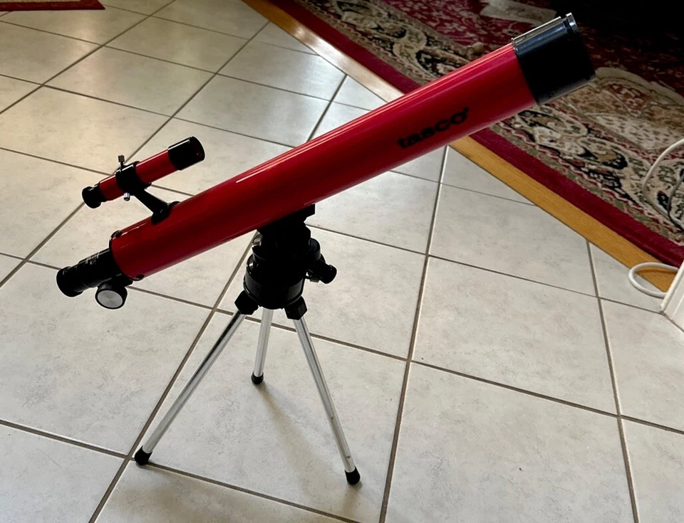 ⭐️Tasco Beginner Telescope Microscope Specialty 45T 50x50mm 15" Tripod - Image 2 of 4