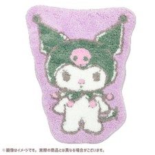 KUROMI Die-cut Floor Mat Sanrio Characters 55 x 44cm / 21 x 17in Patio Sanrio