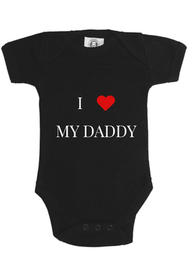 New Childs T Shirt Kids I Love My Mummy Daddy Toddler Child Tee Love heart