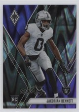 2023 Panini Phoenix Rookies Purple Seismic 107/125 Jakorian Bennett #194 v9t