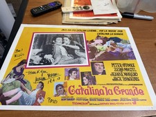 Lobby Card Vintage Movie Poster Catalina LA Grande signed Jeanne Moreno