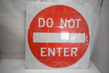 T&R Do Not Enter Sign 24x24 Inch Engineer Grade Reflective Road Safety Street