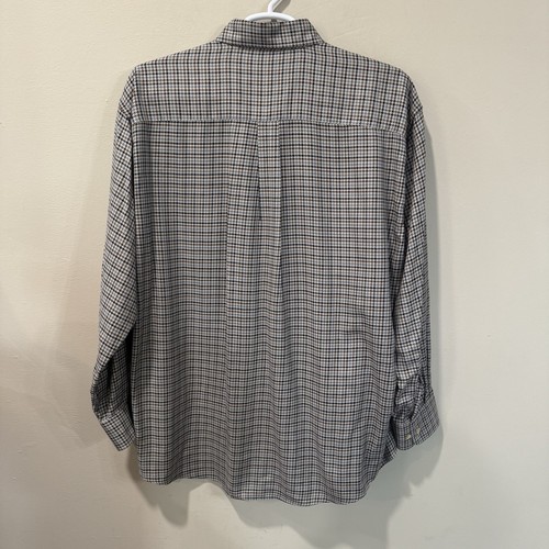 BURBERRY LONDON Nova Houndstooth Button Down Long Sleeve Shirt USA Sz XXL 2XL - Picture 9 of 10