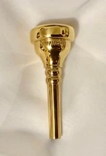 FRANKLIN RUDY MUCK  French Horn mouthpiece GOLD PLATE .670 med cushion rim!