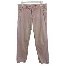 Anthropologie Pilcro Pink Hyphen Chino Pants 28 Straight Leg Preppy Casual Boho