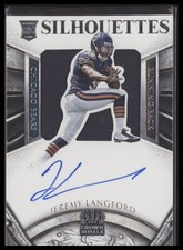 Jeremy Langford 2015 Panini Crown Royale Rookie Silhouettes Signatures RC #/299