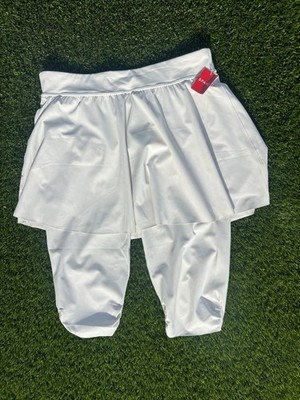 Spanx Booty Boost Skirt Around Knee Leggings Skort 50404R White Cloud XXLarge 2X
