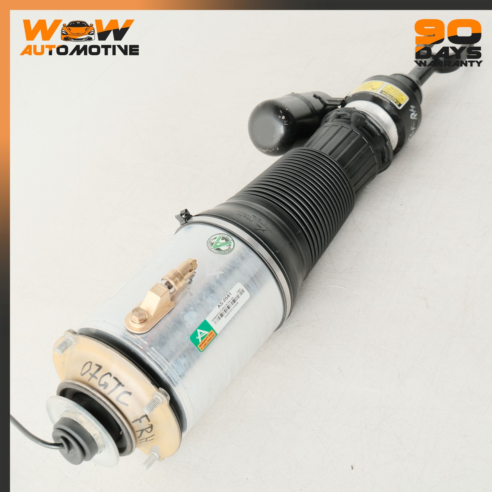 Bentley Continental GT 2007-2013 FRONT+RIGHT Air suspension strut P/N 3W7616040F